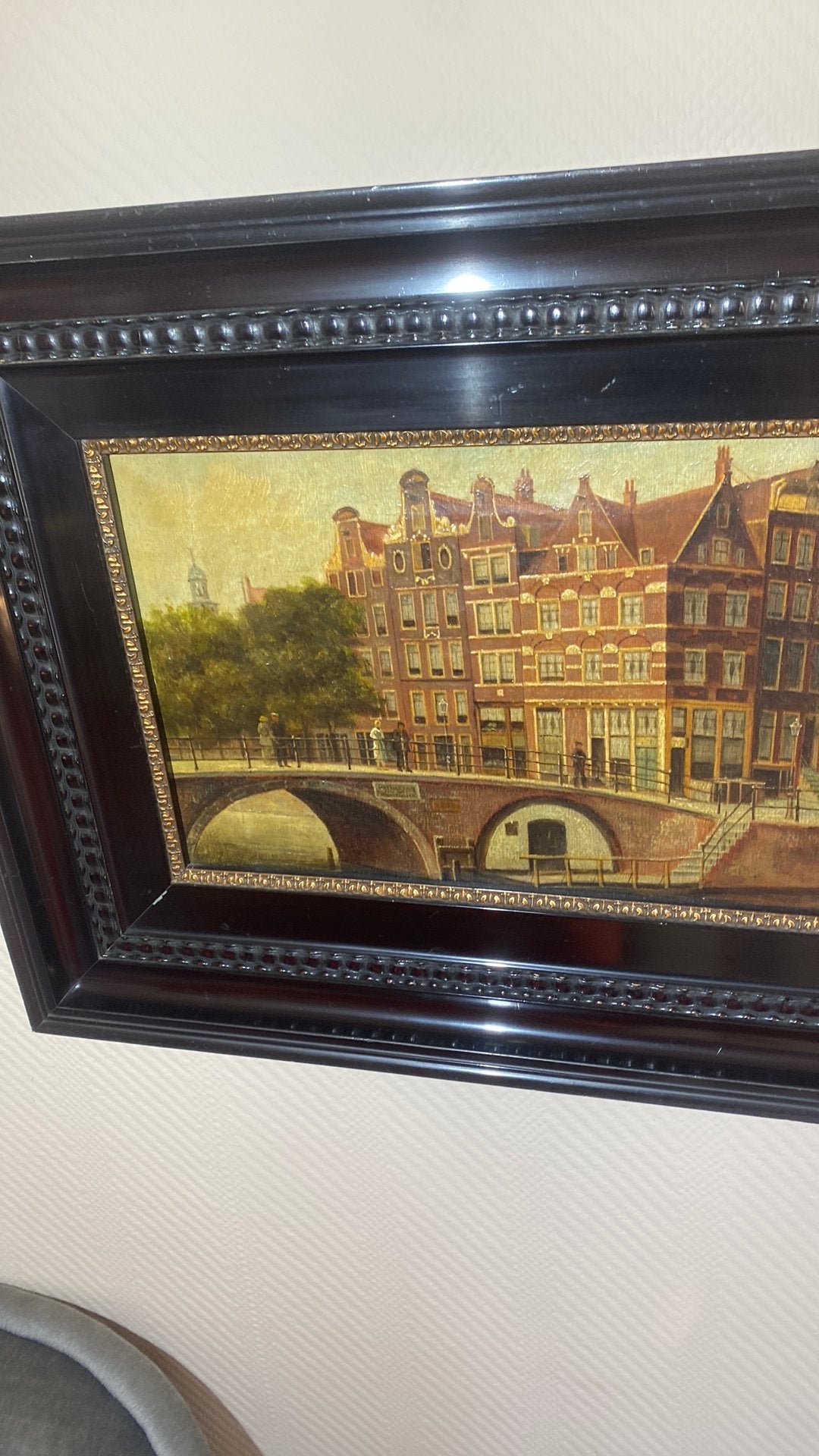 Prachtig antiek schilderij olieverf, Ophalen of Verzenden