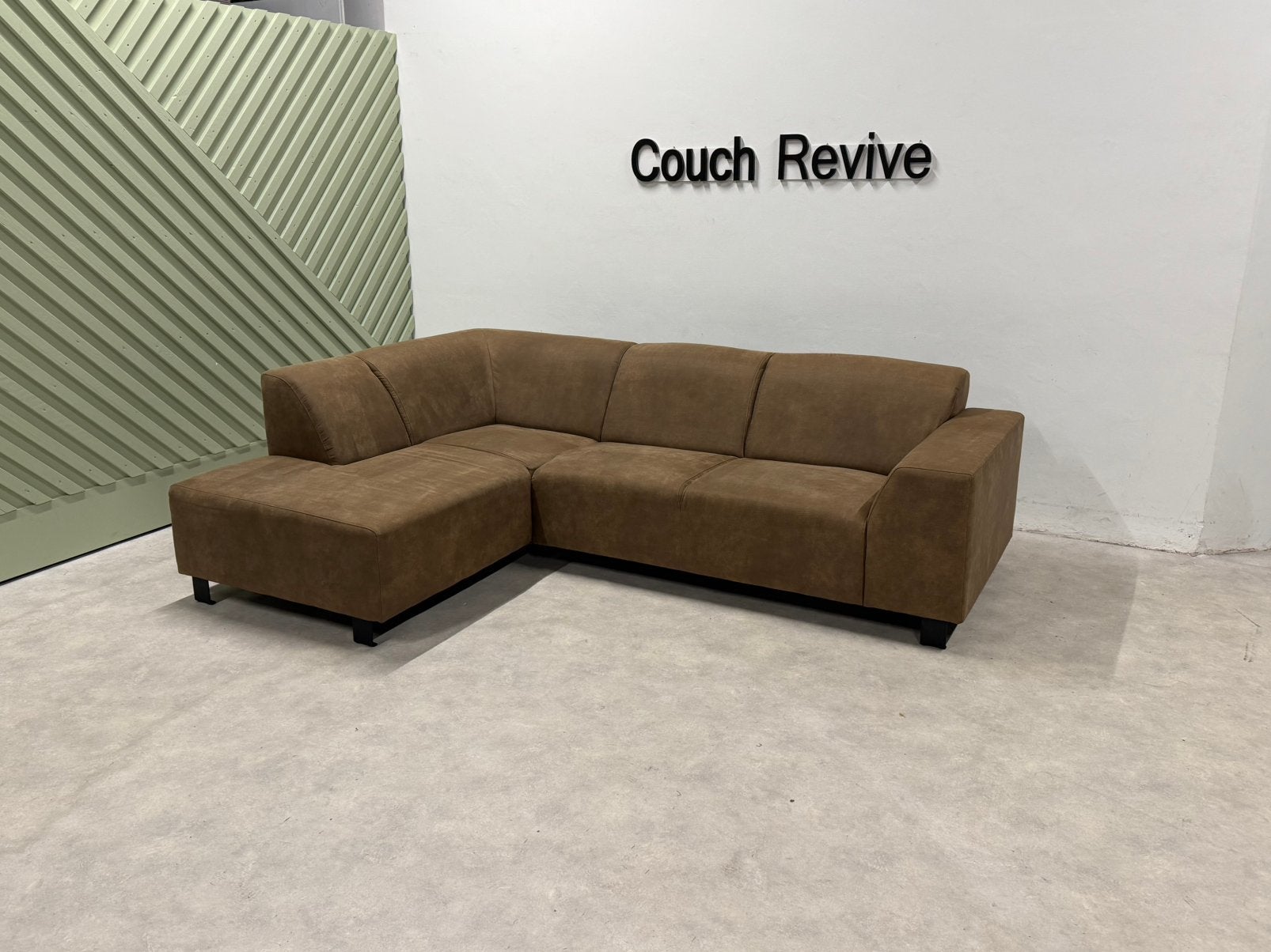 Beige Hoekbank 255-180 | Refurbished Gratis levering