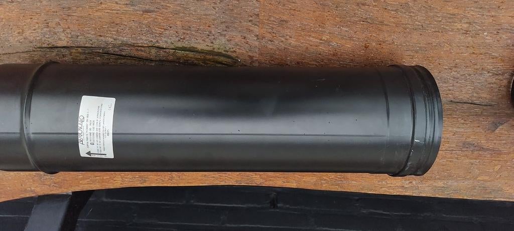 Dubbelwandige kachelbuis, Ophalen of Verzenden, Inbouw, Hout, Nieuw
