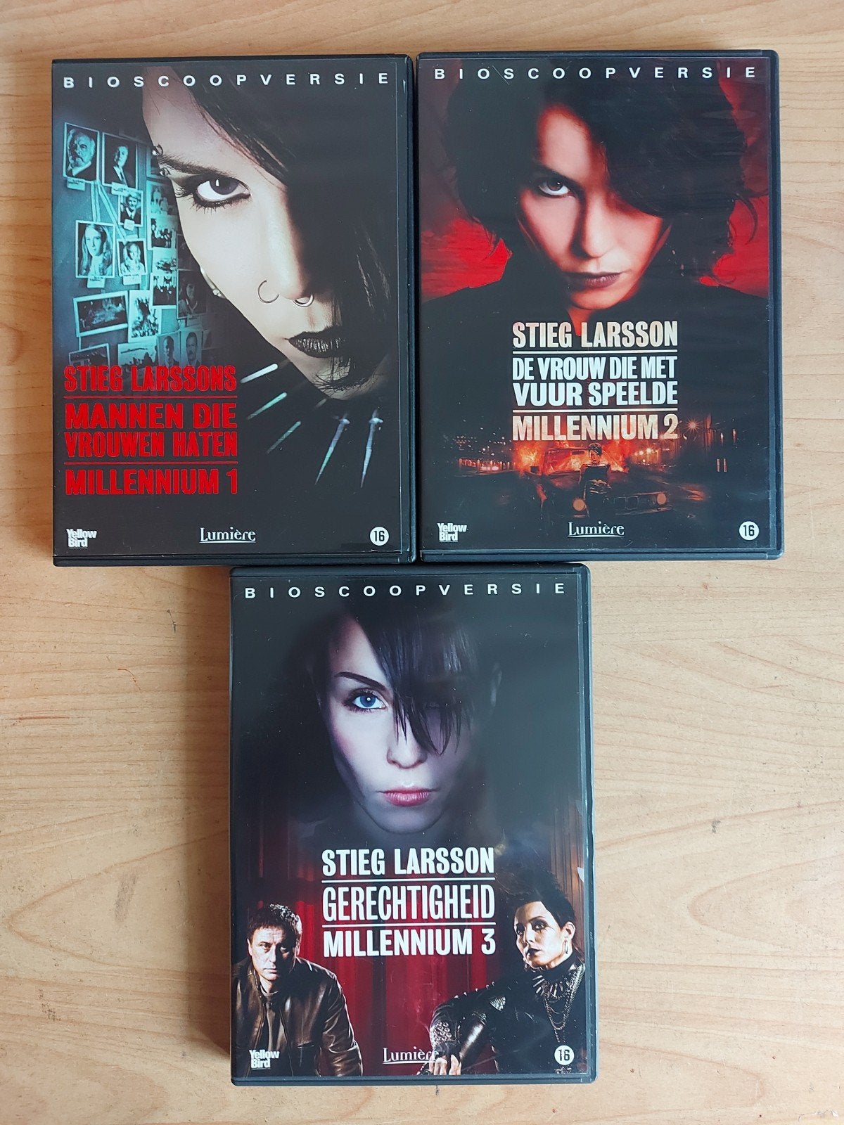 Millennium deel 1,2,3 SET zweedse reeks, Cd's en Dvd's, Alle leeftijden, Ophalen of Verzenden, Zo goed als nieuw, Detective en Krimi