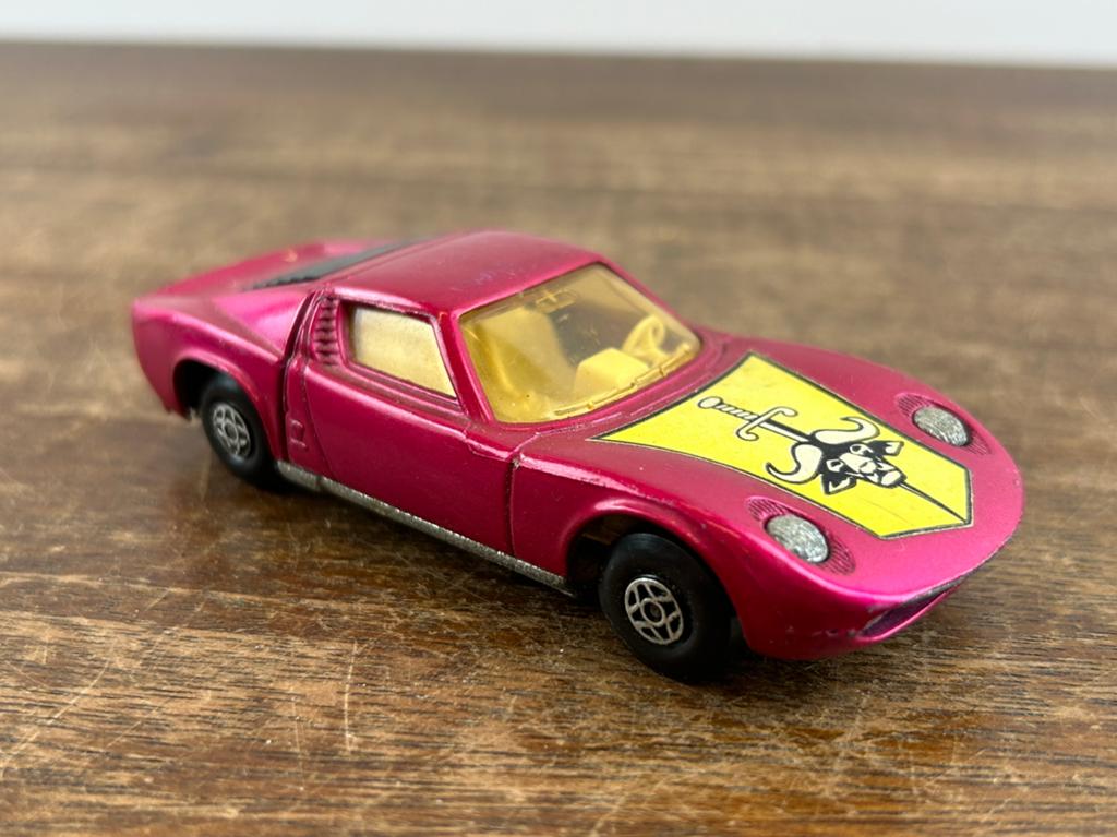 Matchbox Speed Kings K-24 Lamborghini Miura, Ophalen of Verzenden, Zo goed als nieuw, Auto, Matchbox