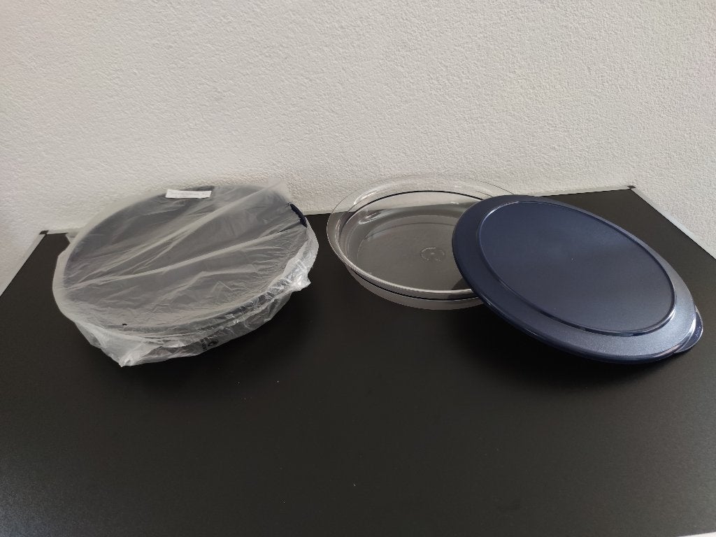 Tupperware 2x grote platte exclusieve serveerschaal NIEUW, Ophalen of Verzenden, Nieuw, 2000 ml, Schaal