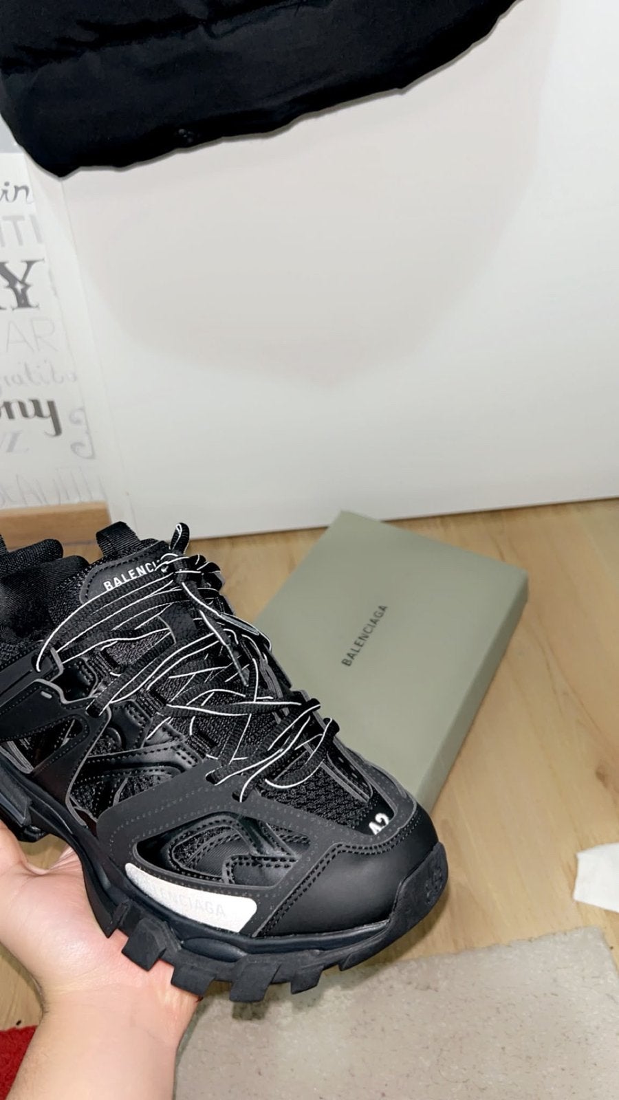 Balenciaga Track Sneakers Zwart Maat 42, Zwart, Ophalen of Verzenden, Sneakers of Gympen, Zo goed als nieuw