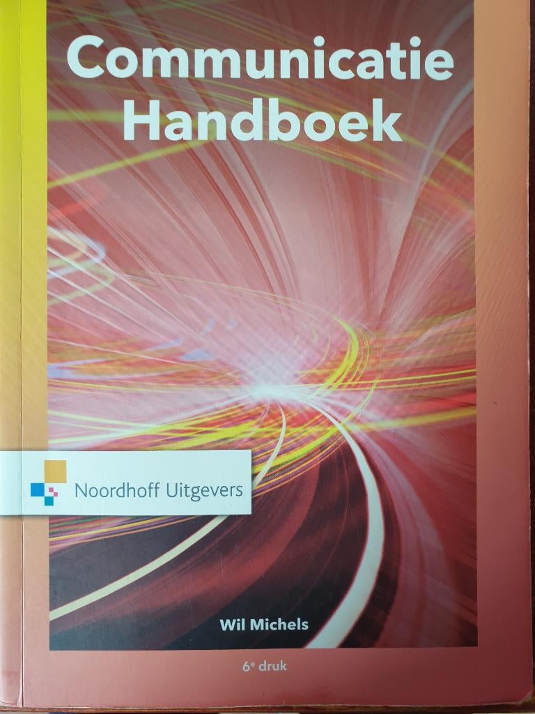 Communicatie handboek 9789001899899, Ophalen of Verzenden, Alpha, Zo goed als nieuw, HBO