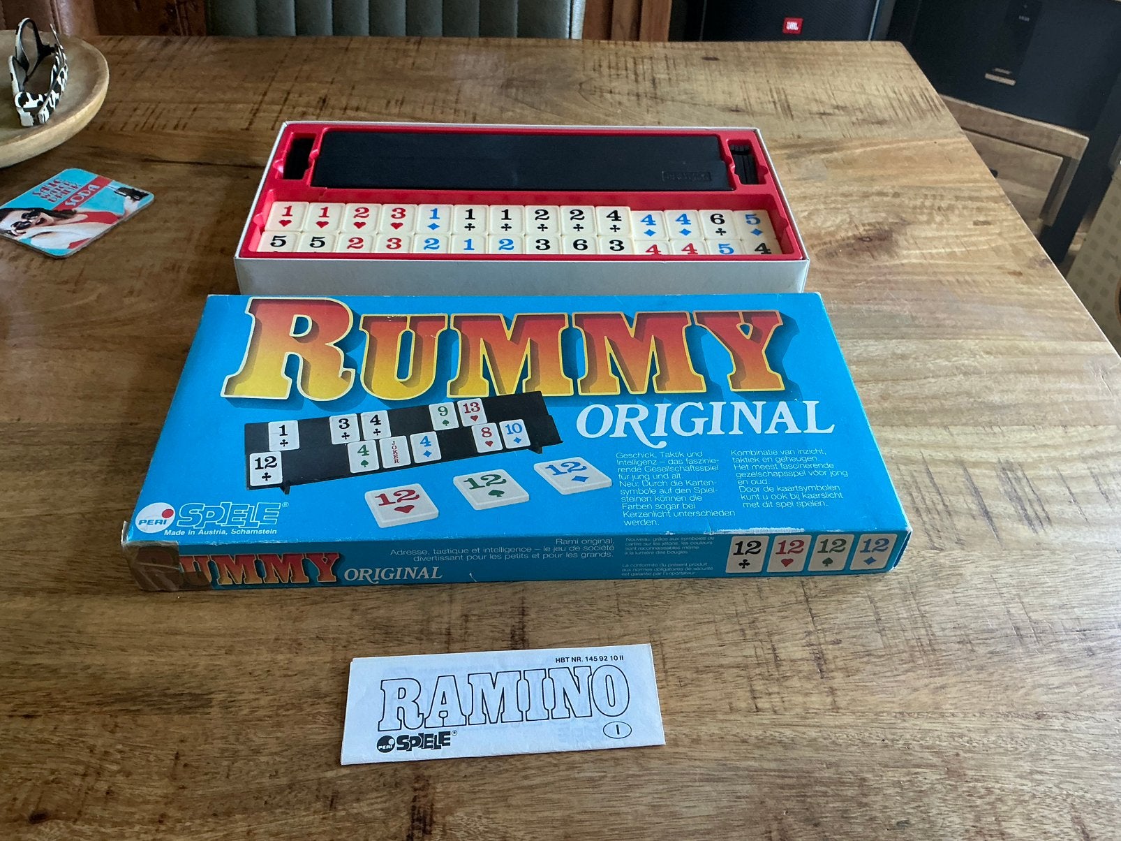Rummikub grote stenen, Ophalen of Verzenden, Zo goed als nieuw