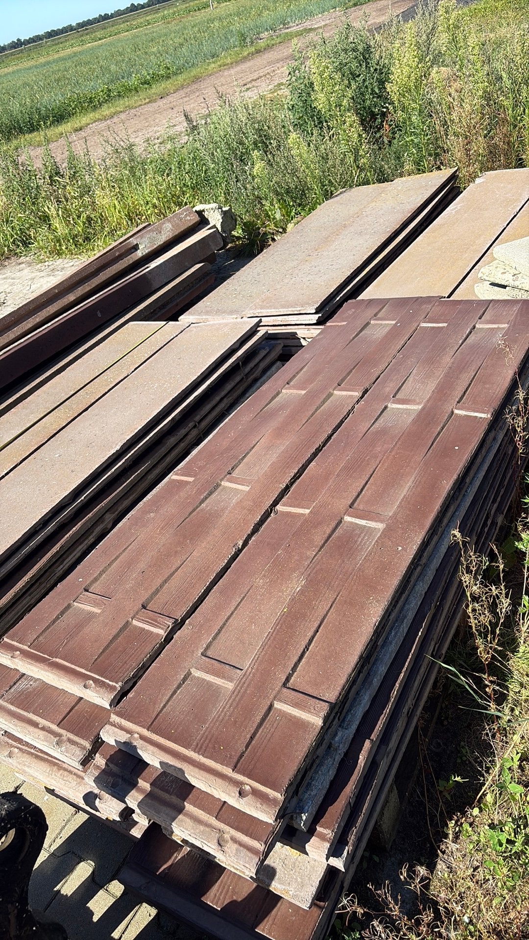 Beton schutting, Tuin en Terras, Schuttingen, Ophalen, Overige materialen, Minder dan 3 meter, Zo goed als nieuw