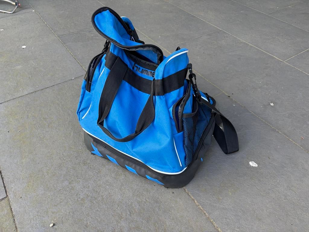 Hummel Sporttas - Blauw/Zwart, Ophalen of Verzenden, Gebruikt, Unisex kinderen