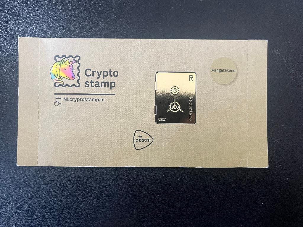 PostNL Crypto Stamp Safe fopspeen, niet geclaimd, Verzenden, Na 1940, Postfris