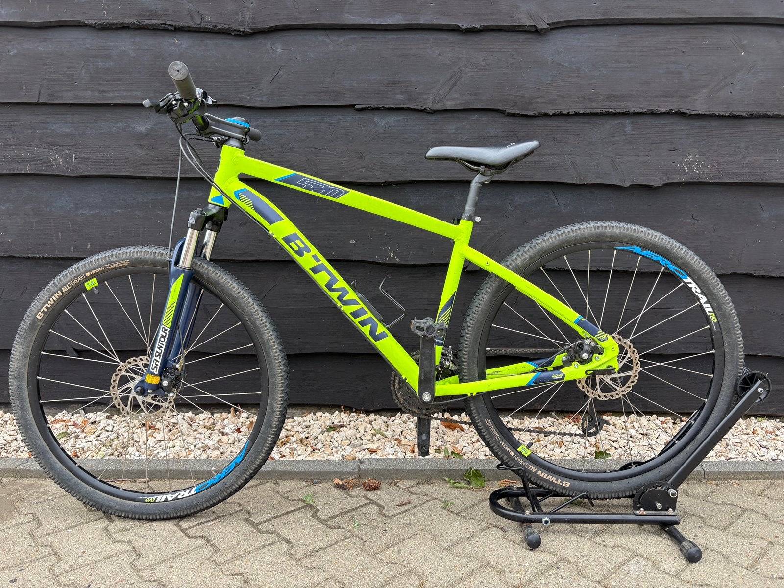 Rockrider ST 520 junior Yellow L!! 27,5 inch wielen, Gebruikt, Versnellingen, B'Twin, Schijfrem