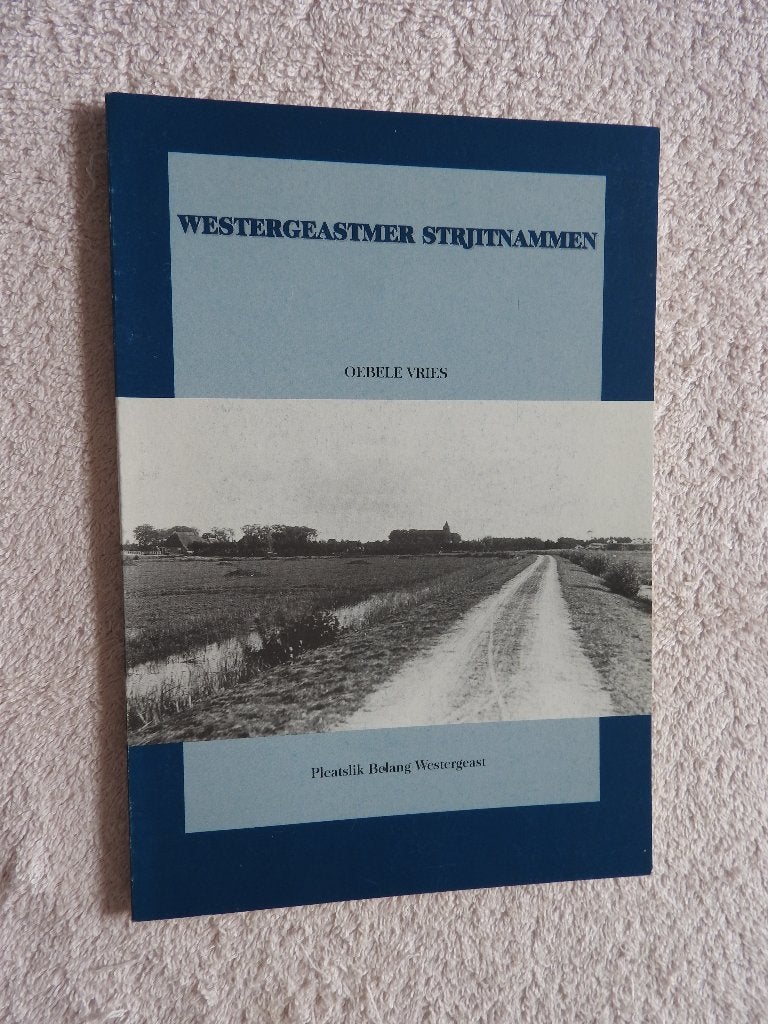 Westergeastmer Strjitnammen - Westergeest, Ophalen of Verzenden, Zo goed als nieuw