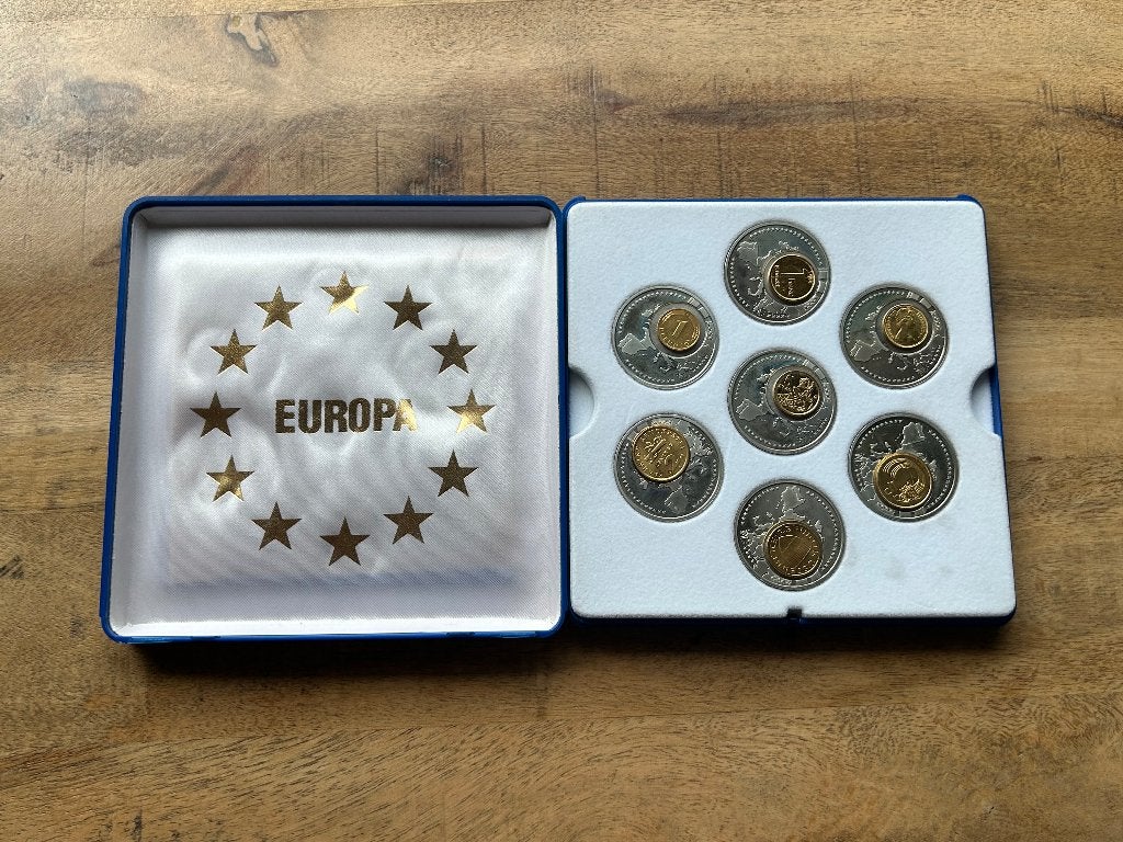 Europese penningen set, Postzegels en Munten, Penningen en Medailles, Ophalen of Verzenden, Overige materialen