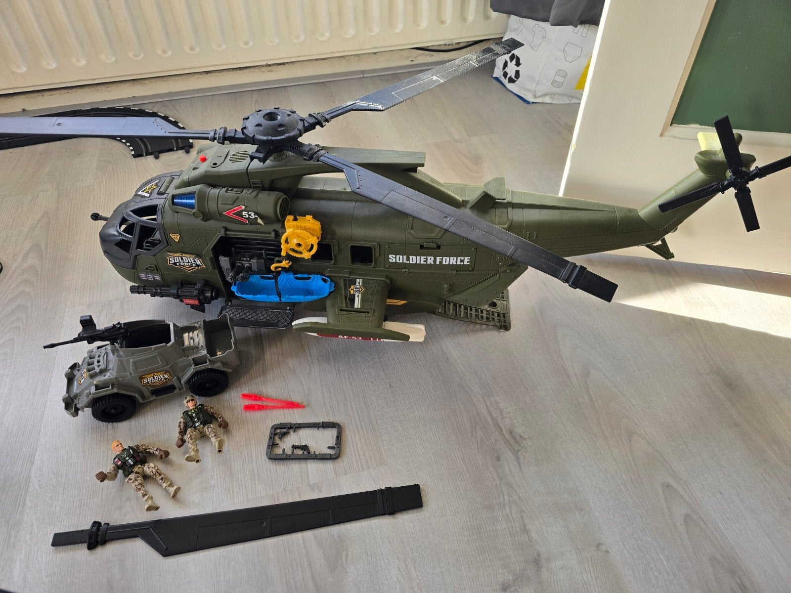 soldier force vliegtuig, Ophalen, Zo goed als nieuw
