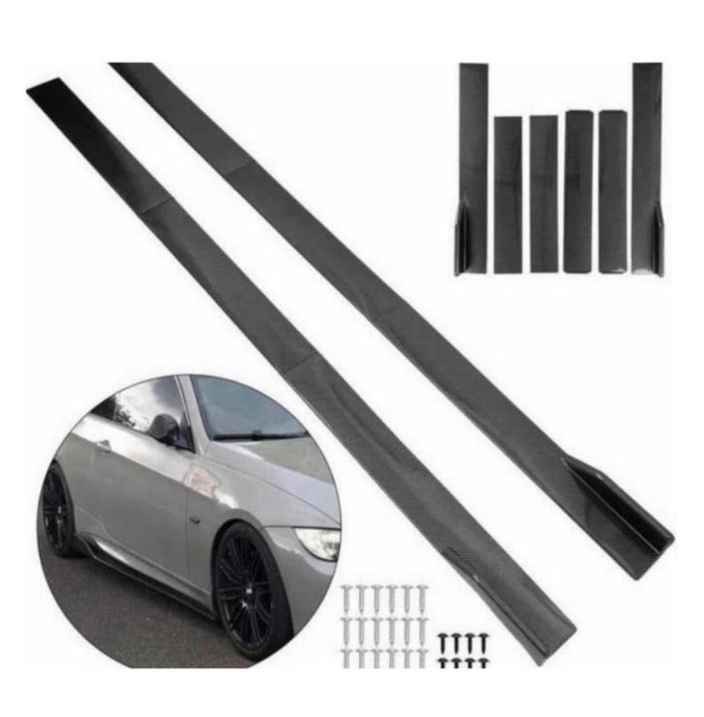 2-Meter Carbon Sideskirts zij-lippen Auto tuning side-skirts, Ophalen of Verzenden, H, H, H