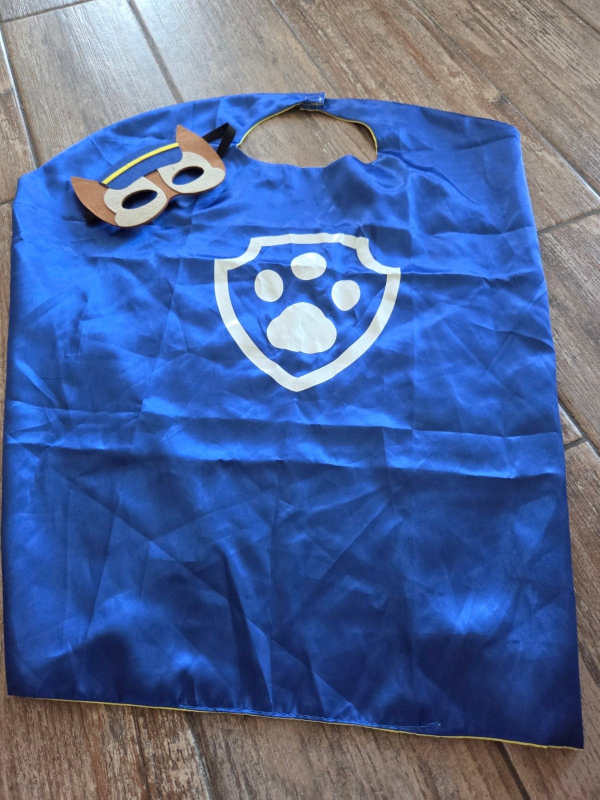 Paw Patrol Verkleedcape met Masker - Chase, Kinderen en Baby's, Carnavalskleding en Verkleedspullen, Ophalen, Gebruikt, Jongen of Meisje