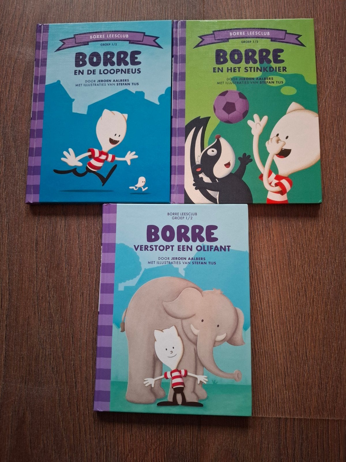 5 Borre Boekjes: Avonturen voor jonge lezers, Ophalen of Verzenden, Gelezen, Jeroen Aalbers, 3 tot 4 jaar