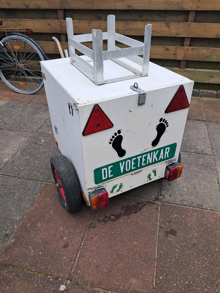 aanhanger  scooter, Fietsen en Brommers, Ophalen, Gebruikt