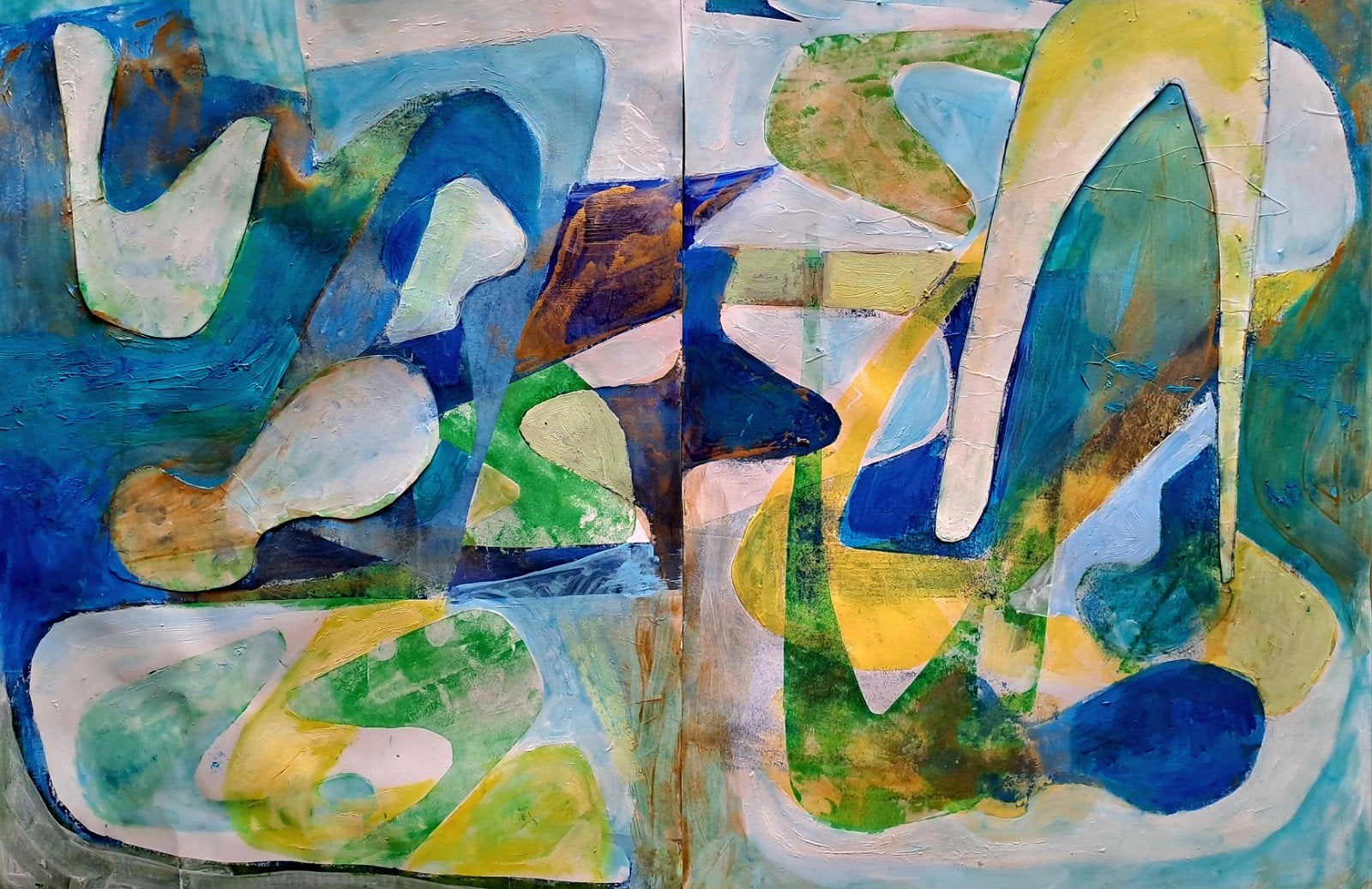 2 Luik abstract, Ophalen of Verzenden