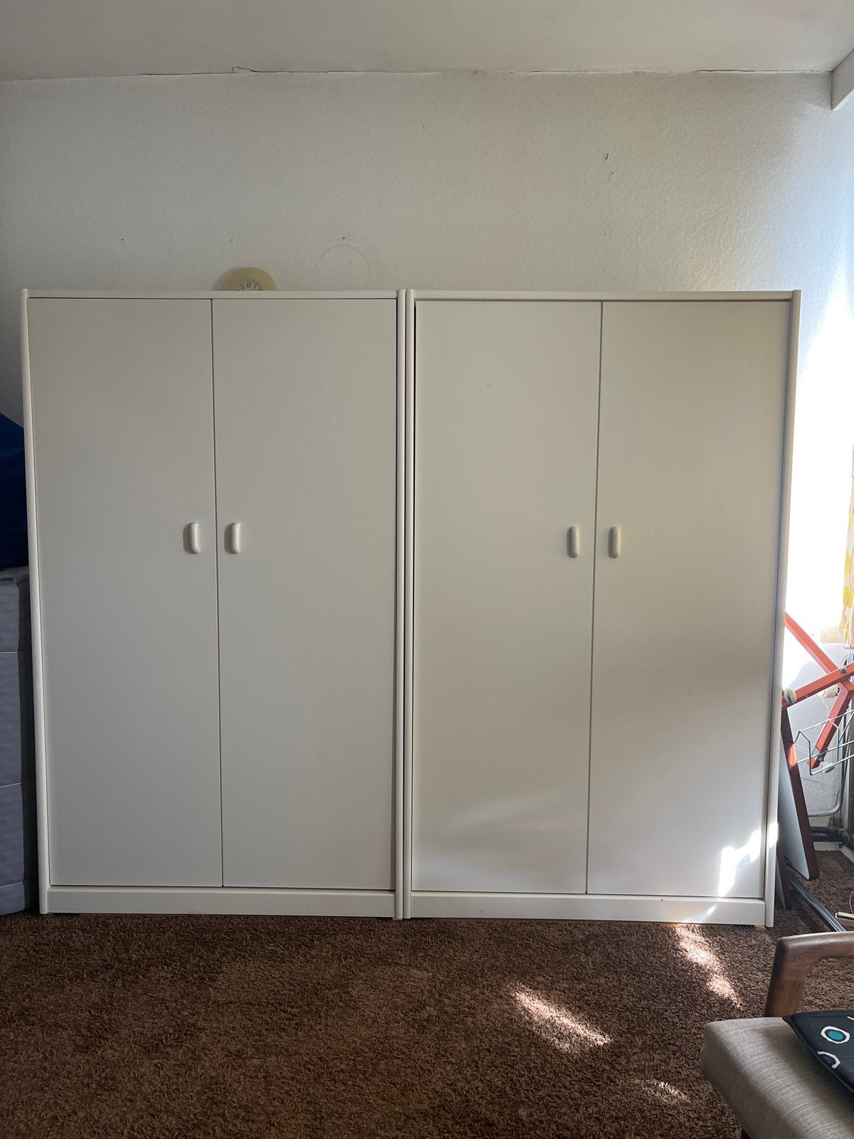 2x Opklapbed/Kastbed met Matras en Plankje, Ophalen, 90 cm, Eenpersoons, 190 cm of minder