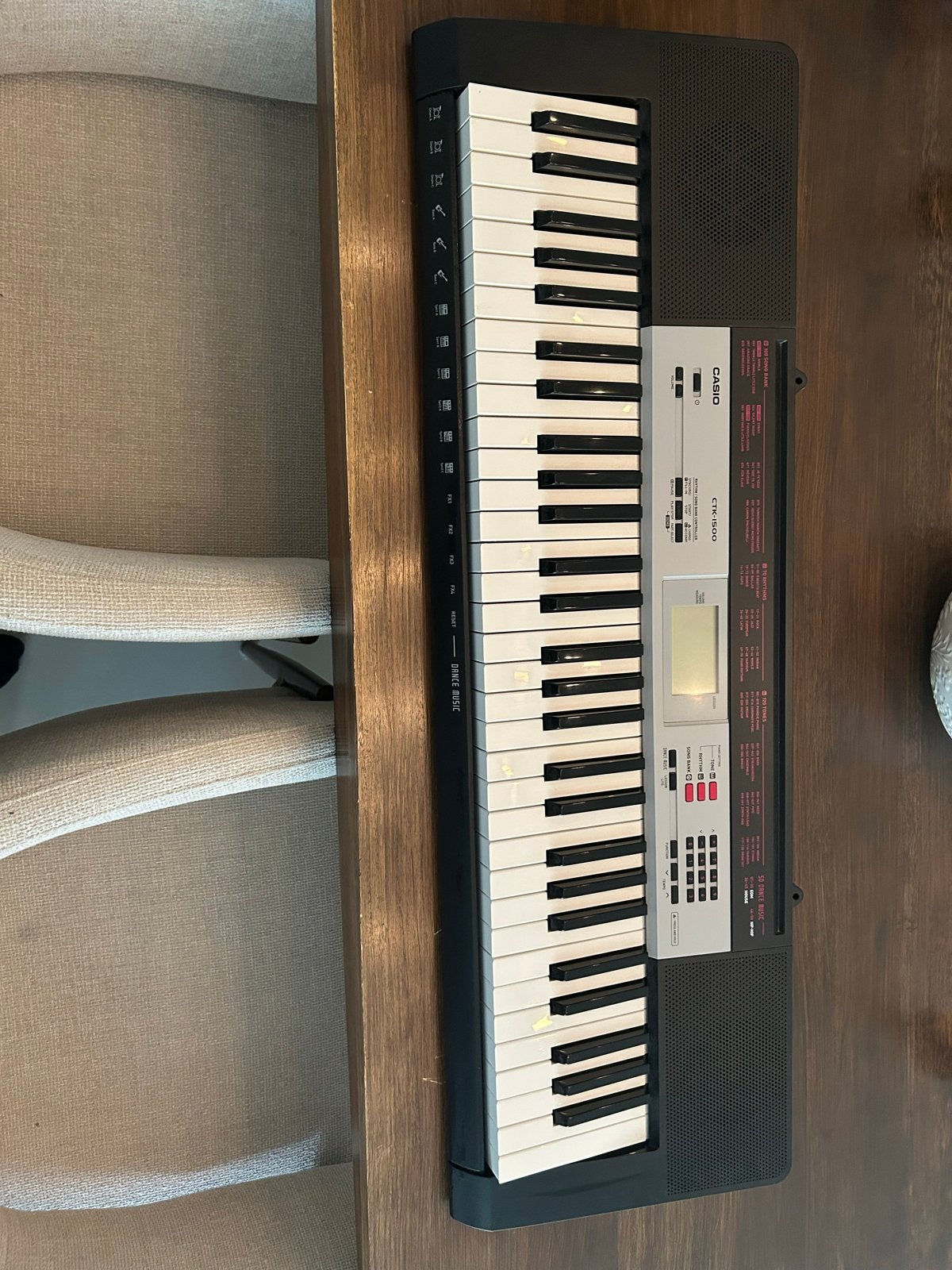 Casio CTK-1500 keyboard - Zo goed als nieuw, Ophalen, Zo goed als nieuw, 61 toetsen, Casio