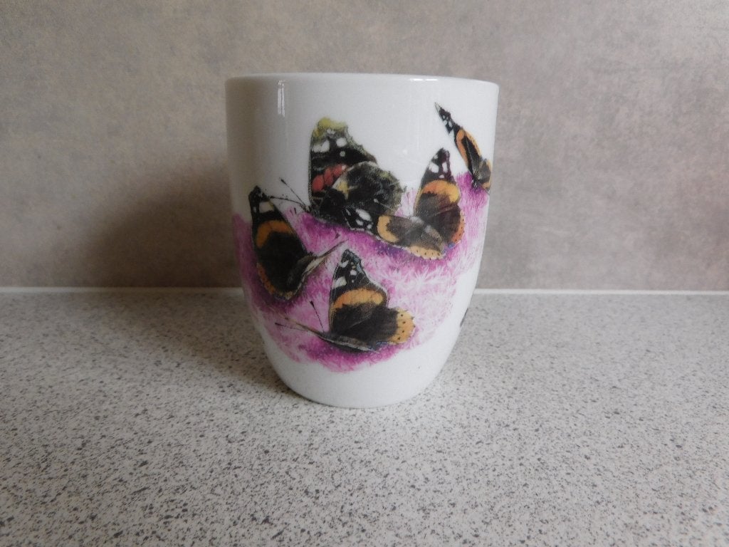 Mok Schoenlapper Vlinder Vivara Marjolein Bastin - 9x8 cm, Huis en Inrichting, Aziatisch, Overige merken, Zo goed als nieuw, Porselein