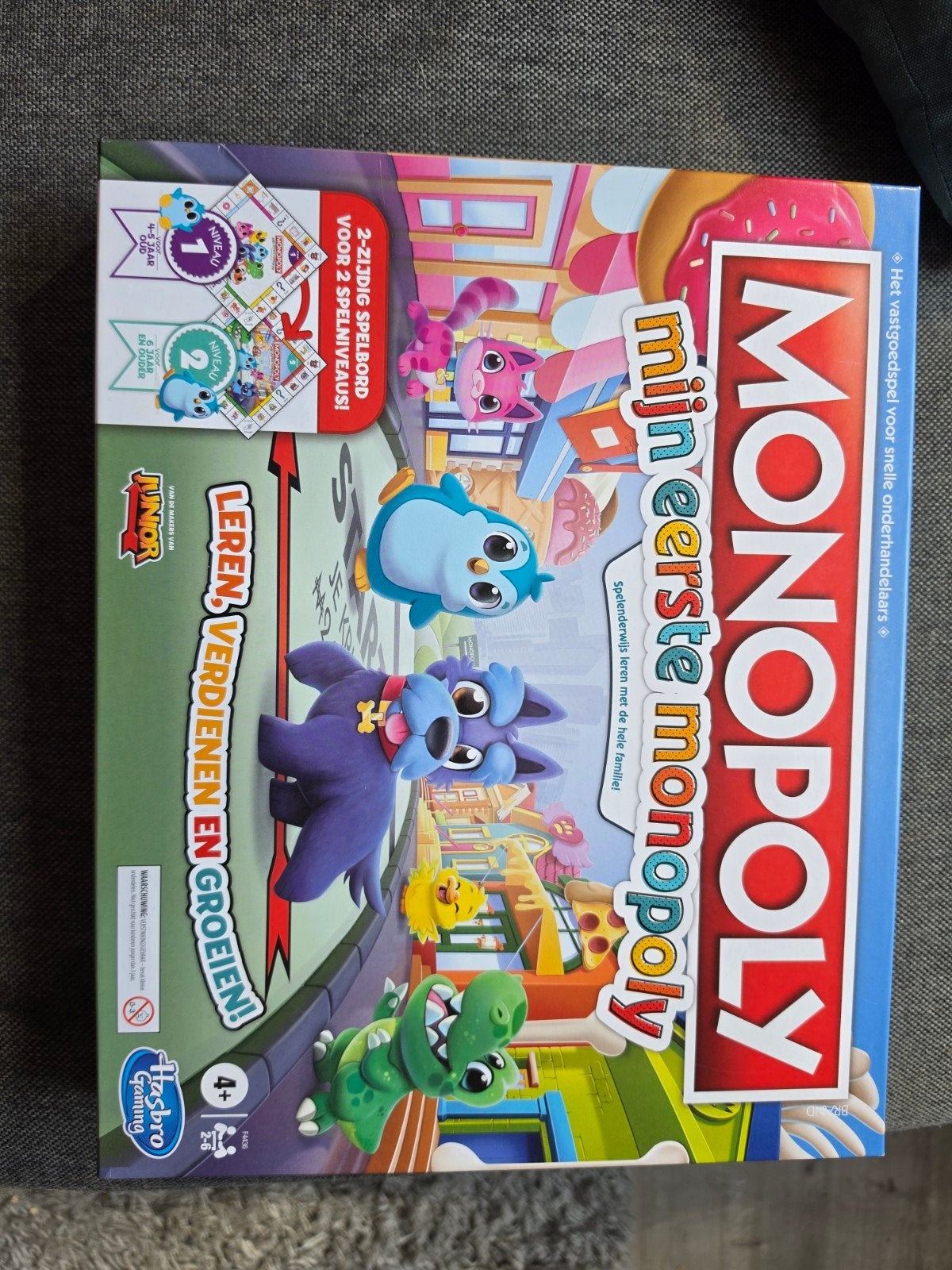 Mijn Eerste Monopoly - Leerzaam Bordspel voor Kinderen, Hobby en Vrije tijd, Gezelschapsspellen | Bordspellen, Een of twee spelers