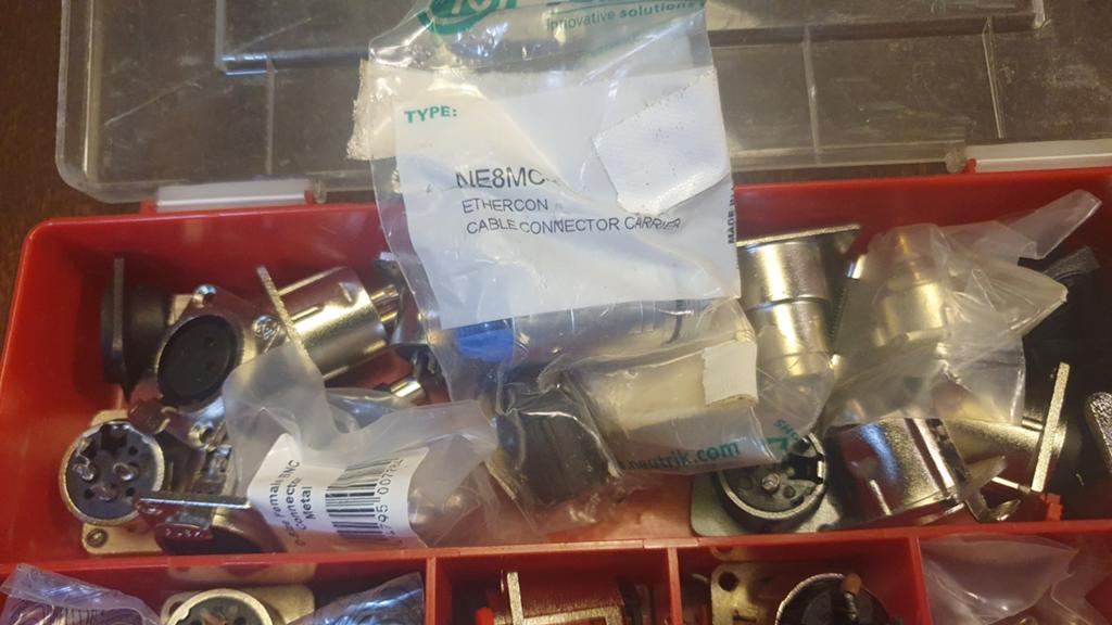 XLR, utp, audio, Sdi chassis delen., Ophalen of Verzenden, Apparatuur