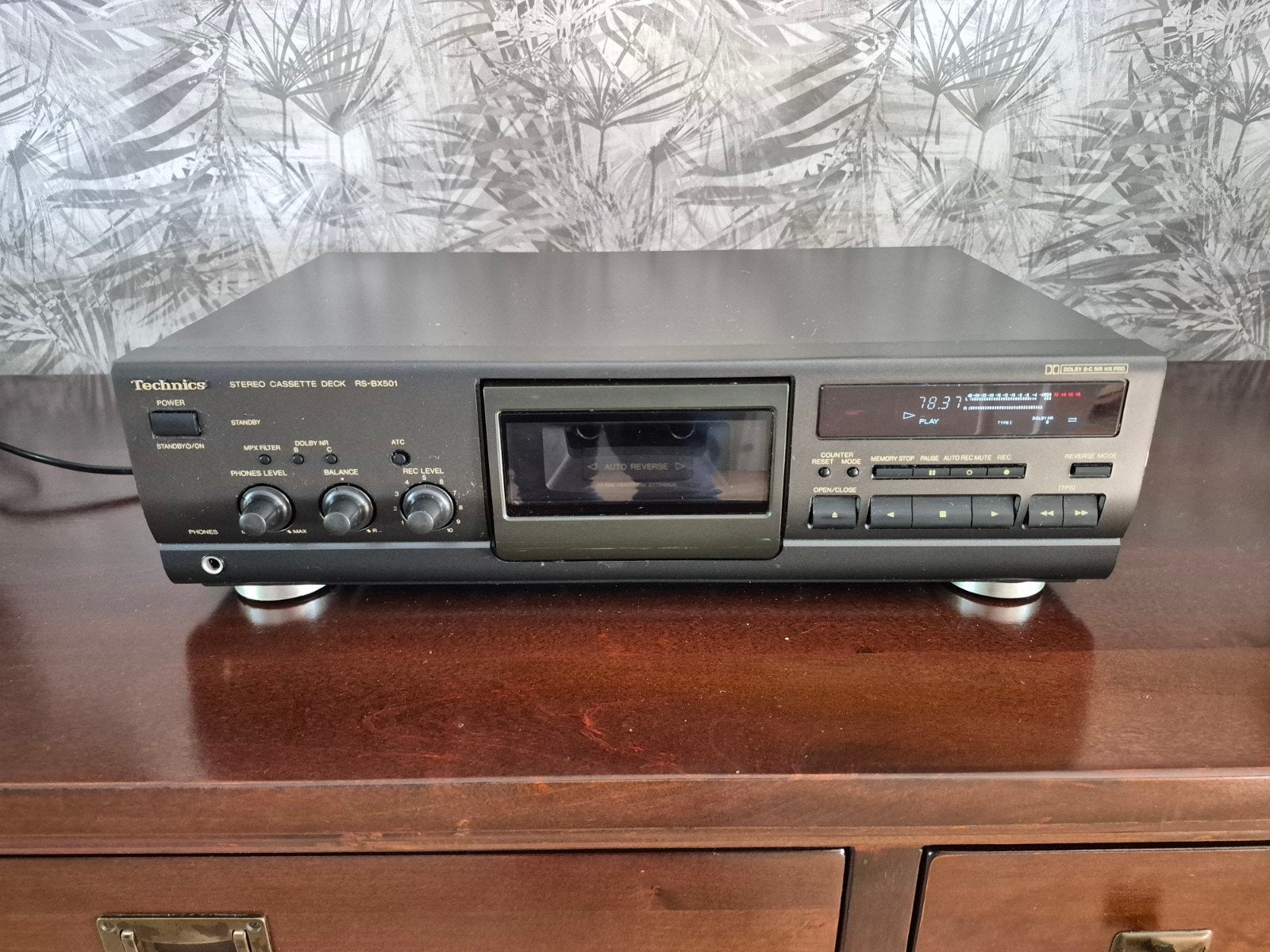 Technics RS-BX501 stereo cassettedeck, Ophalen of Verzenden, Overige merken, Auto-reverse