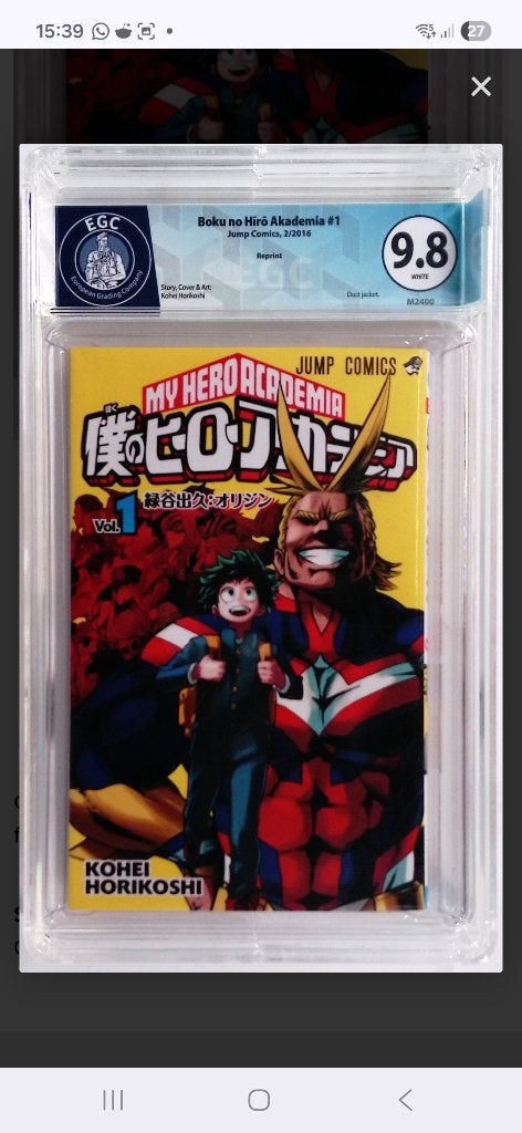 My Hero Academia Vol. 1 (9.8) & One Piece Vol. 103 (9.6), Kohei Horikoshi, Nieuw, Ophalen of Verzenden, Japan (Manga)