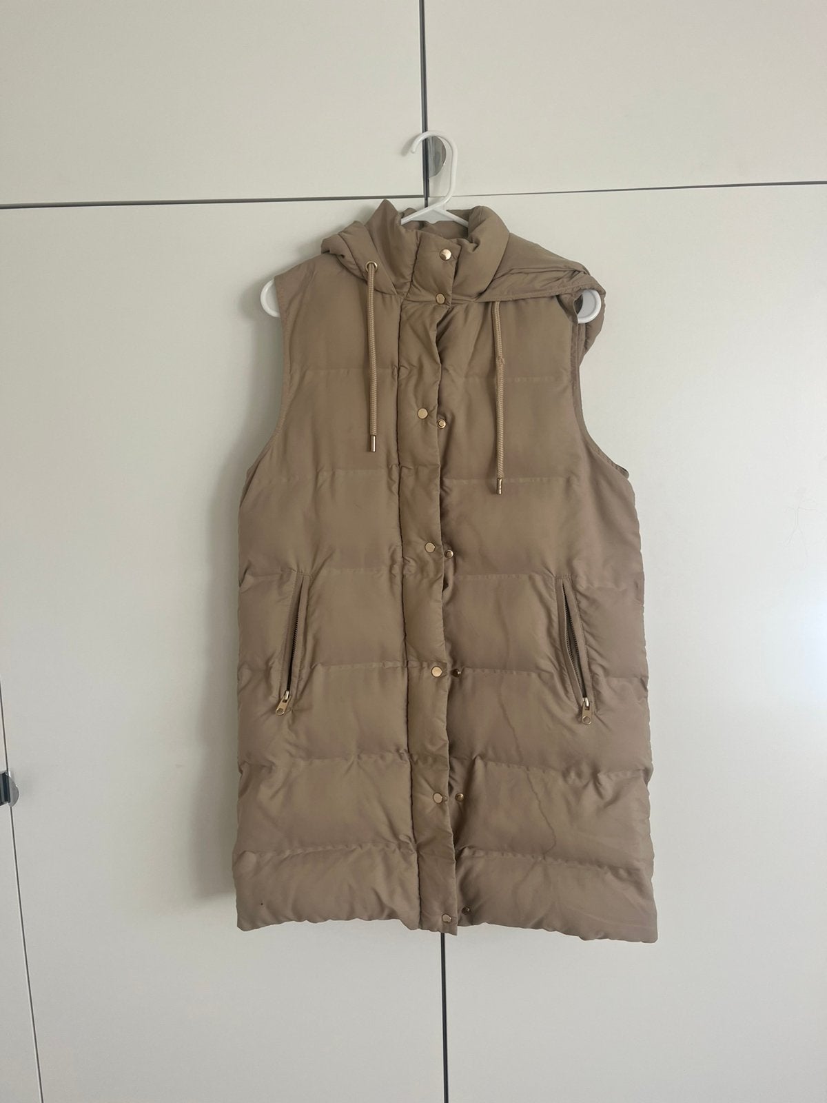 Lange body warmer Zara, Kleding | Dames, Ophalen of Verzenden, Zo goed als nieuw, Zwart