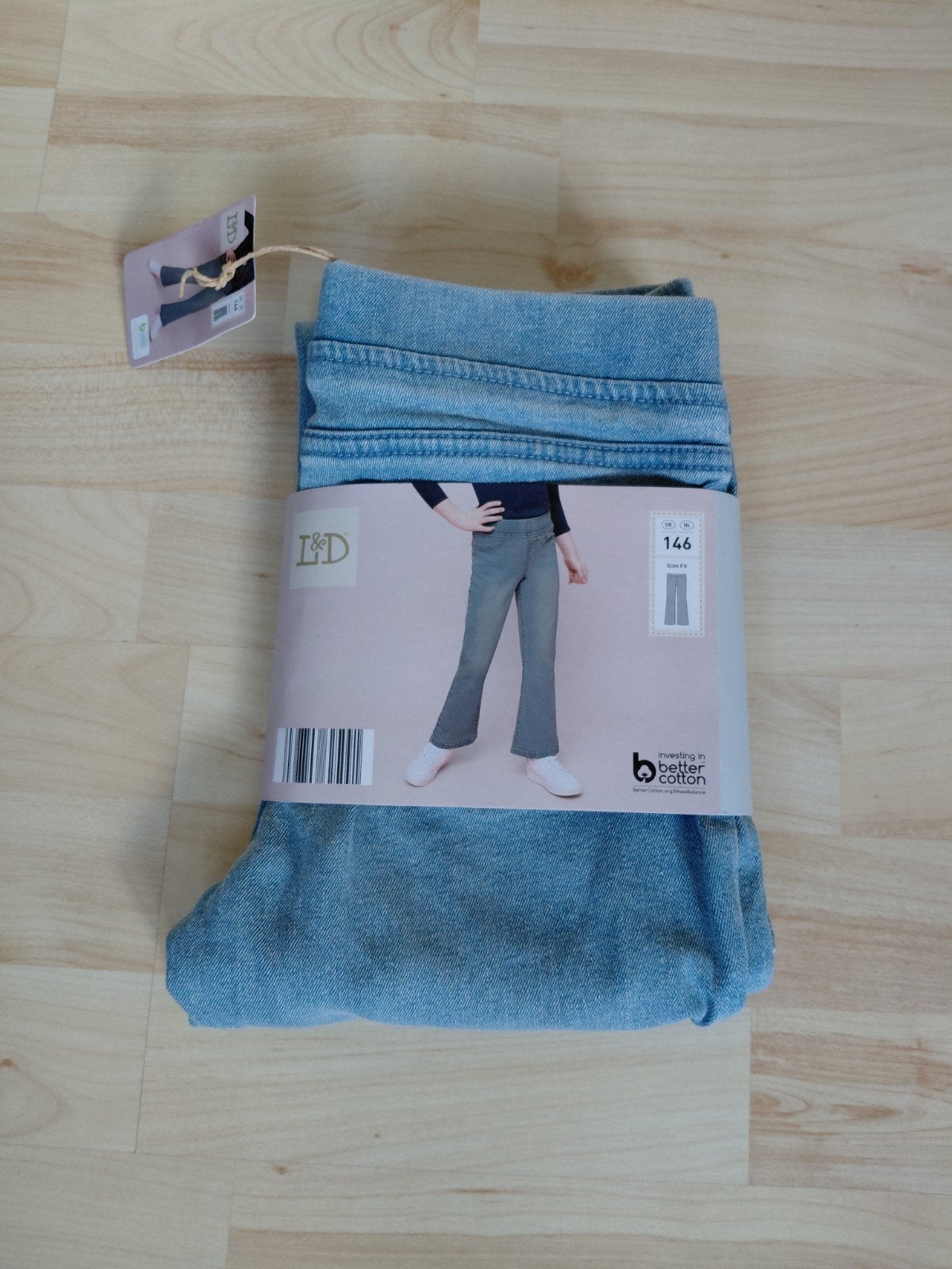 NIEUW: Flare flared jegging jeans 146 blauw, Kinderen en Baby's, Kinderkleding | Maat 146, Ophalen of Verzenden, Nieuw, Meisje