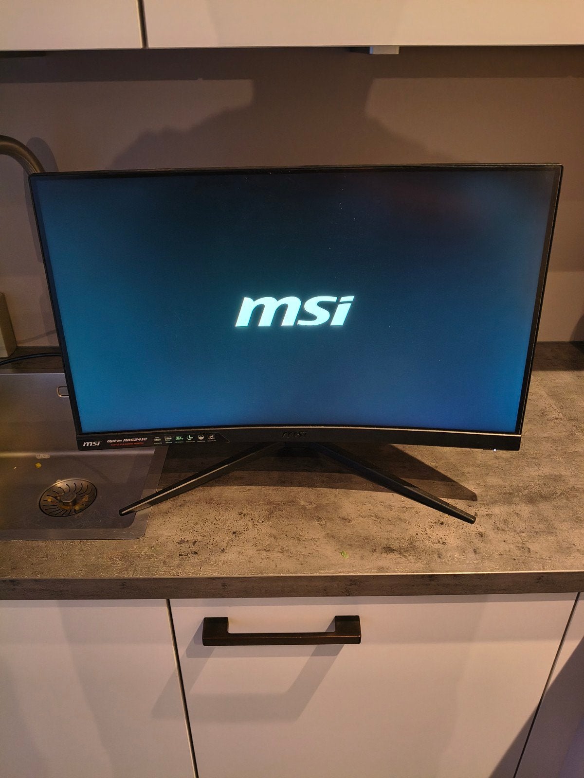 MSI Optix MAG241C Gaming Monitor - Zo goed als nieuw, Spelcomputers en Games, Ophalen of Verzenden, Zo goed als nieuw