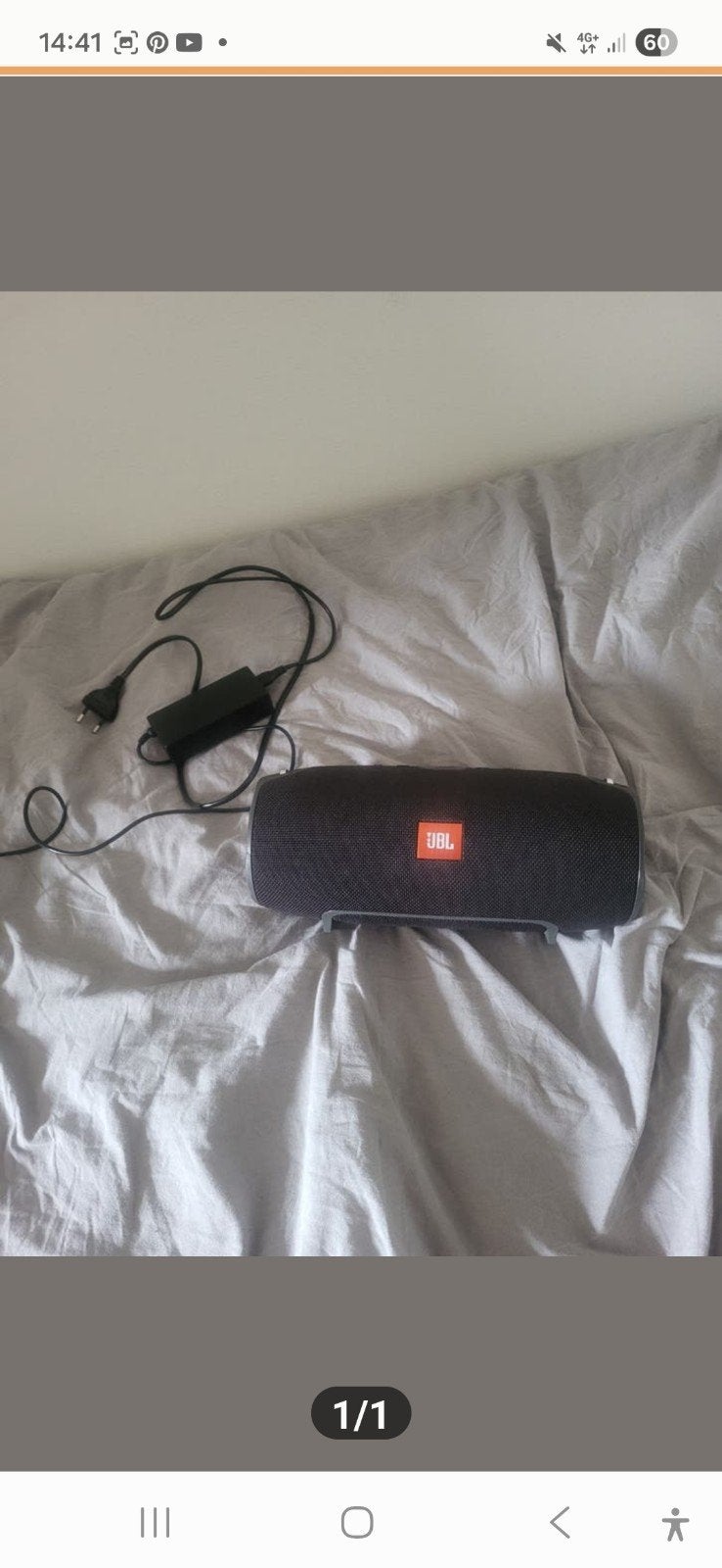 JBL Xtreme 1 Draagbare Speaker, Gebruikt, Ophalen of Verzenden, Draagbare speaker, Inclusief oplader
