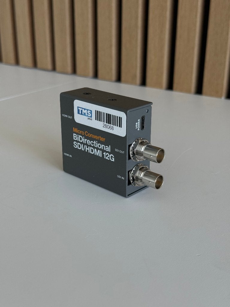 Micro Converter BiDirectional SDI/HDMI 12G, Ophalen of Verzenden, Zo goed als nieuw