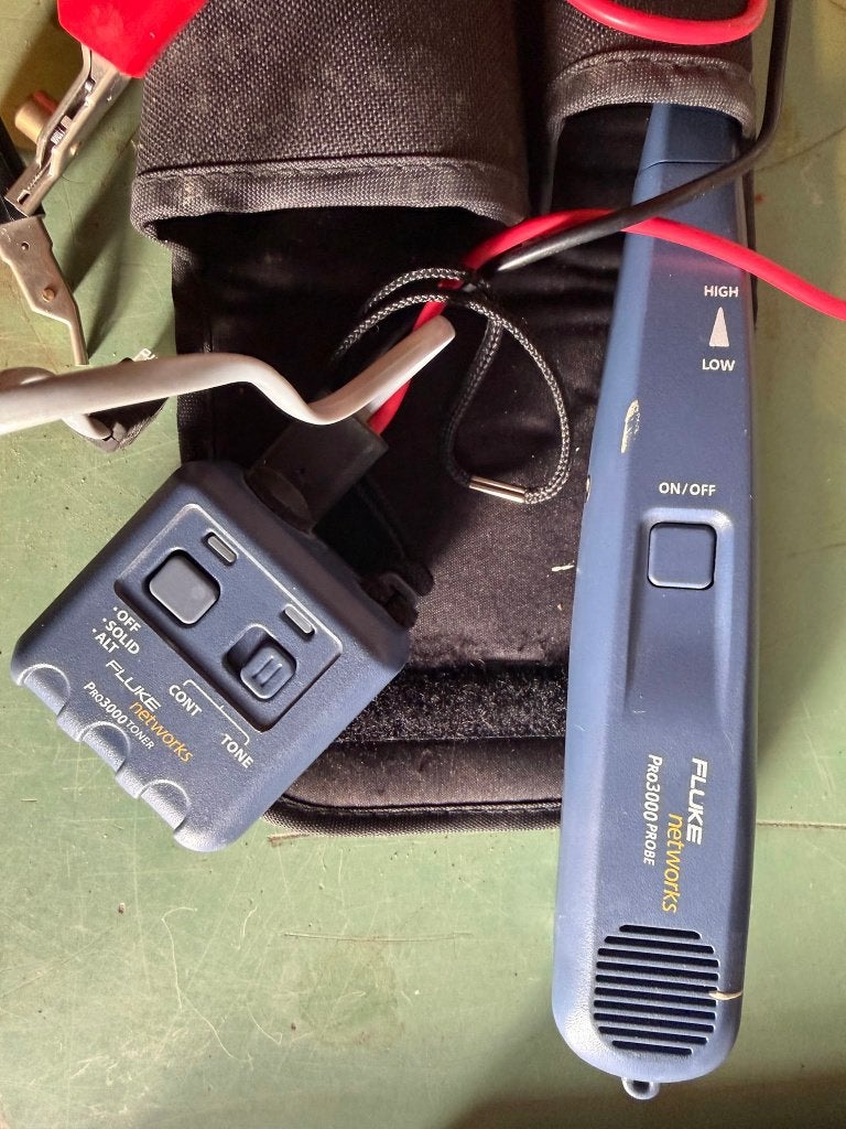 Fluke Networks Pro3000 Tone & Probe Kit Kabelzoeker, Ophalen of Verzenden, Gebruikt, Elektriciteit