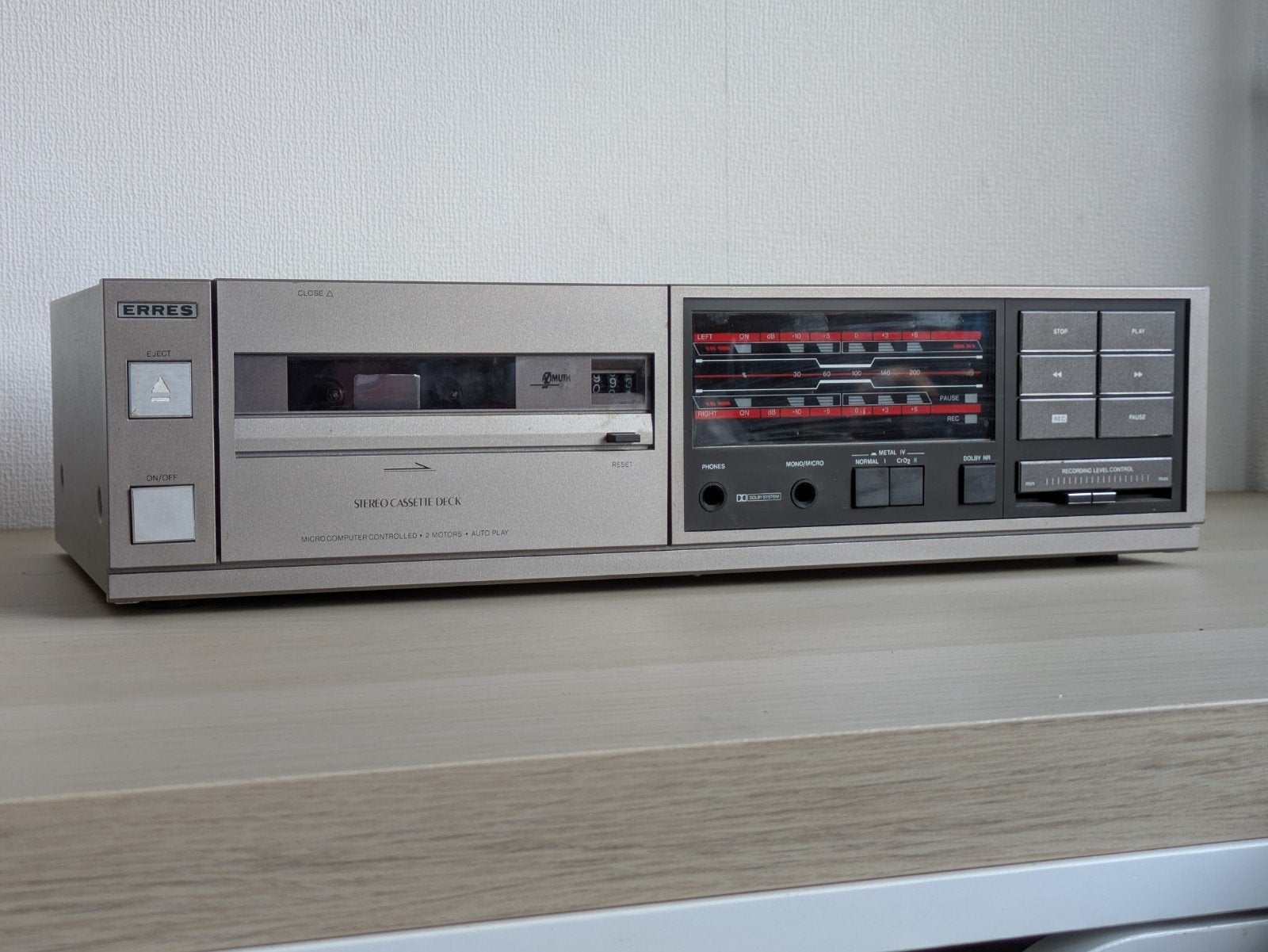 Erres ST1625 defect!!, Audio, Tv en Foto, Cassettedecks, Ophalen of Verzenden, Enkel, Overige merken