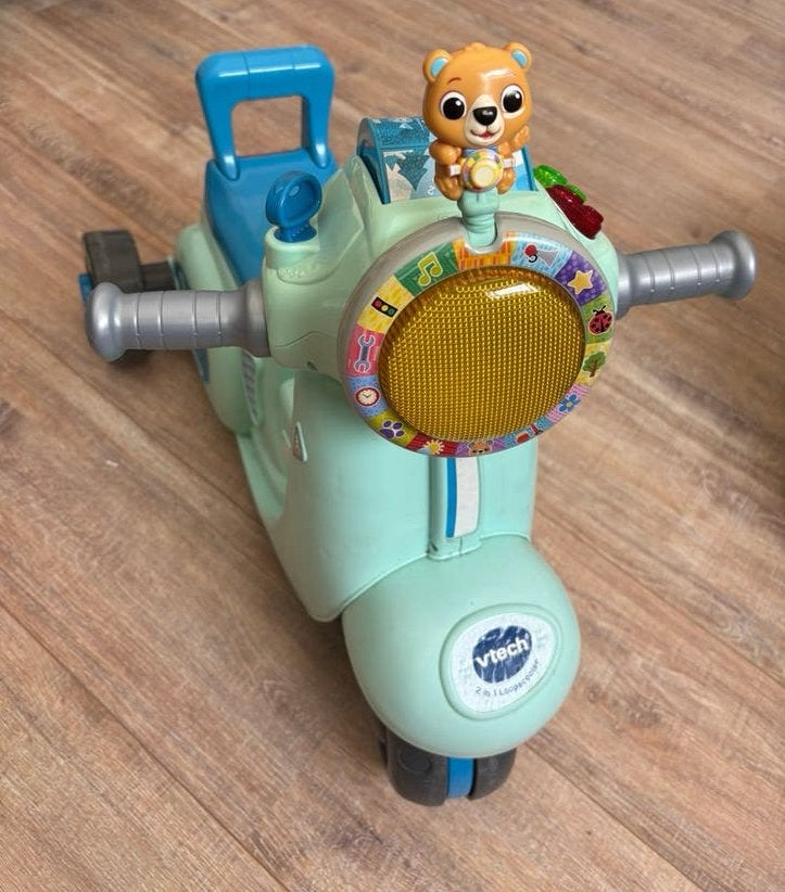vTech 2-in1-loopscooter, Kinderen en Baby's, Speelgoed | Vtech, Ophalen, Zo goed als nieuw, 6 maanden tot 2 jaar