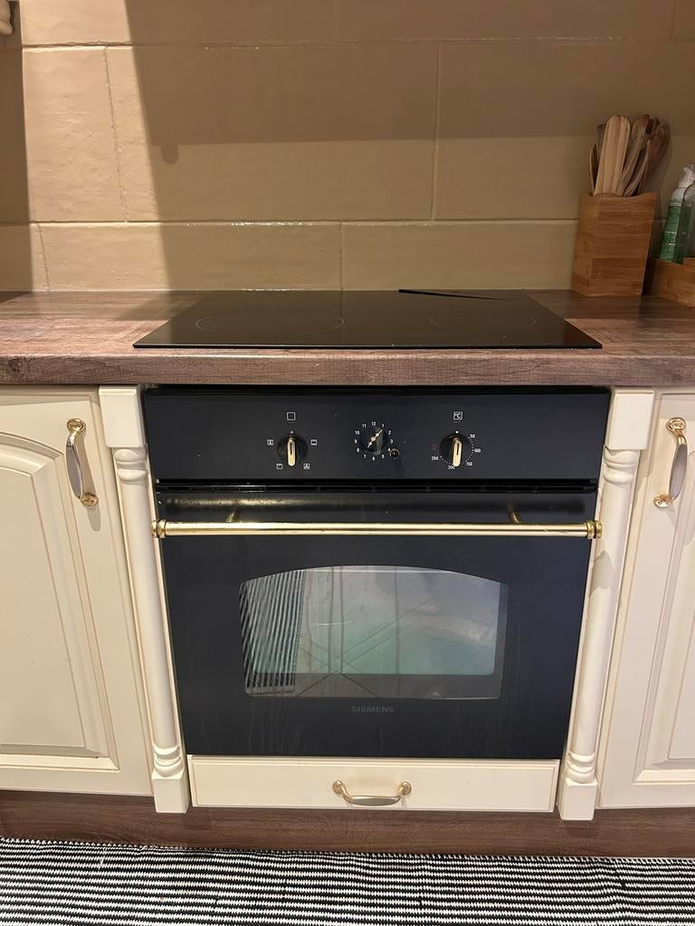 Siemens oven, combimagnetron en afzuigkap, Gebruikt, Oven, 60 cm of meer, Ophalen of Verzenden