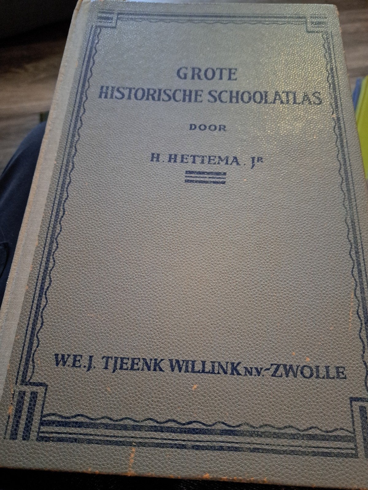 Grote Historische Schoolatlas H. Hettema 1955, Boeken, Gelezen, Overige atlassen, H. Hettema, Ophalen of Verzenden