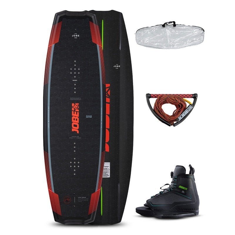 Jobe Logo wakeboard 1.38 mtr + bindingen tm 47 + lijn + tas, Ophalen of Verzenden, Nieuw
