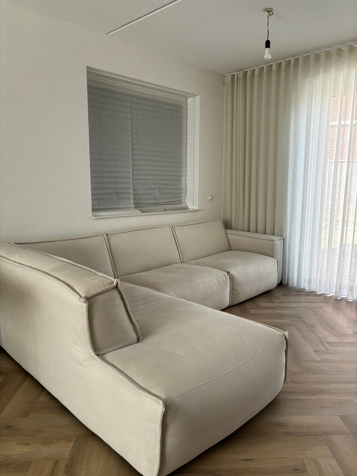 Table du Sud Design Hoekbank Maze (Longchair links), Ophalen, Zo goed als nieuw, Vierpersoons of meer, Stof