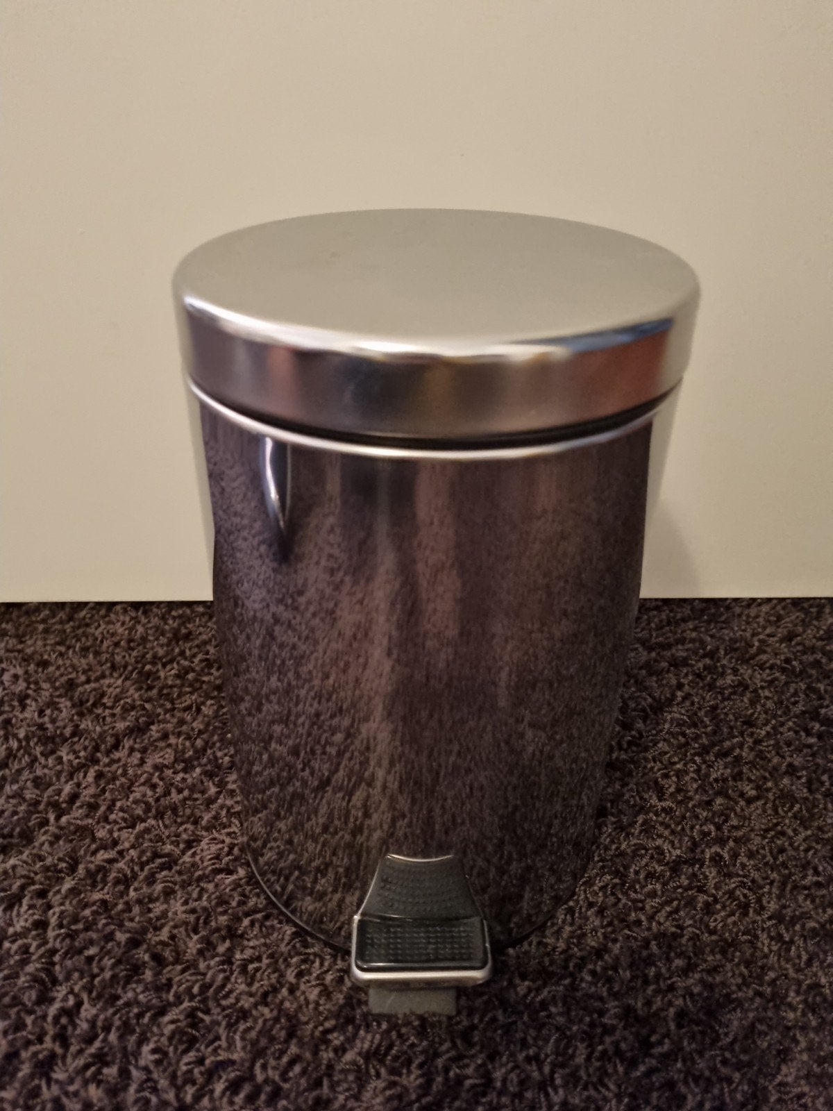 metalen pedaalemmertje, Gebruikt, Met pedaal, Ophalen of Verzenden, Minder dan 10 liter