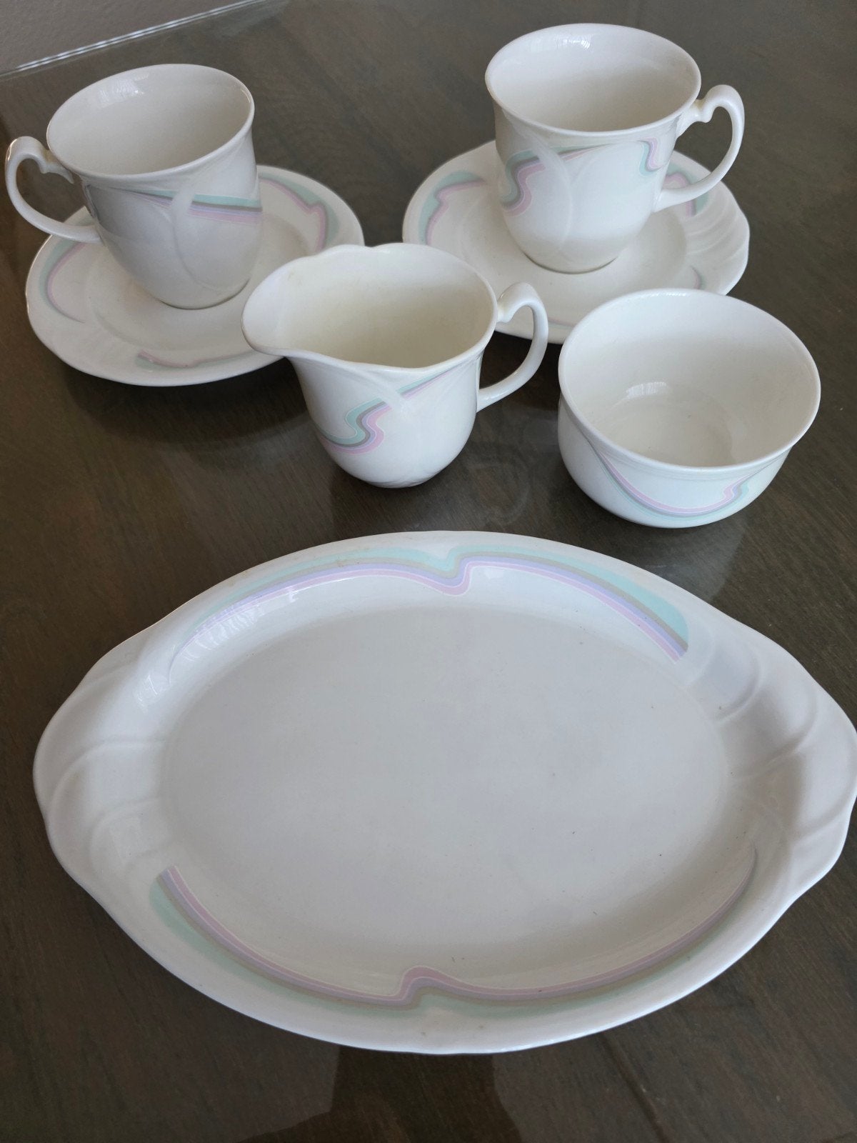 Royal Albert Horizons Aurora, Huis en Inrichting, Keuken | Servies, Ophalen of Verzenden, Zo goed als nieuw, Overige stijlen, Kop(pen) en/of Schotel(s)