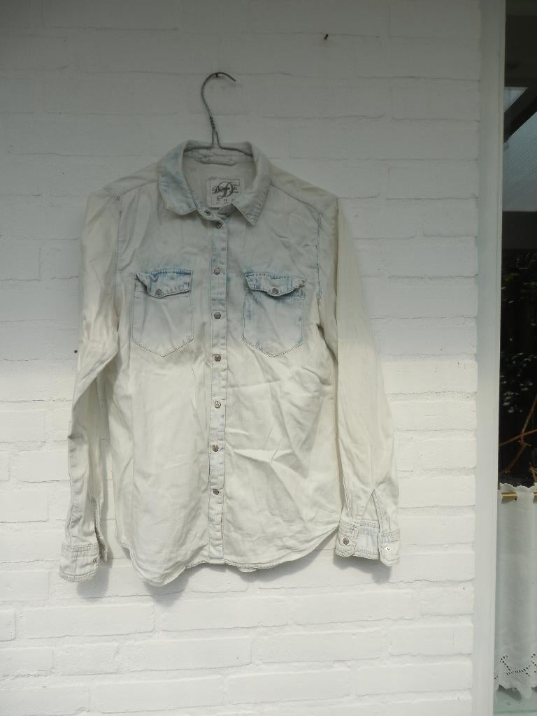 spijkerblouse maat 36, Blauw, Denim & Co., Ophalen of Verzenden, Zo goed als nieuw