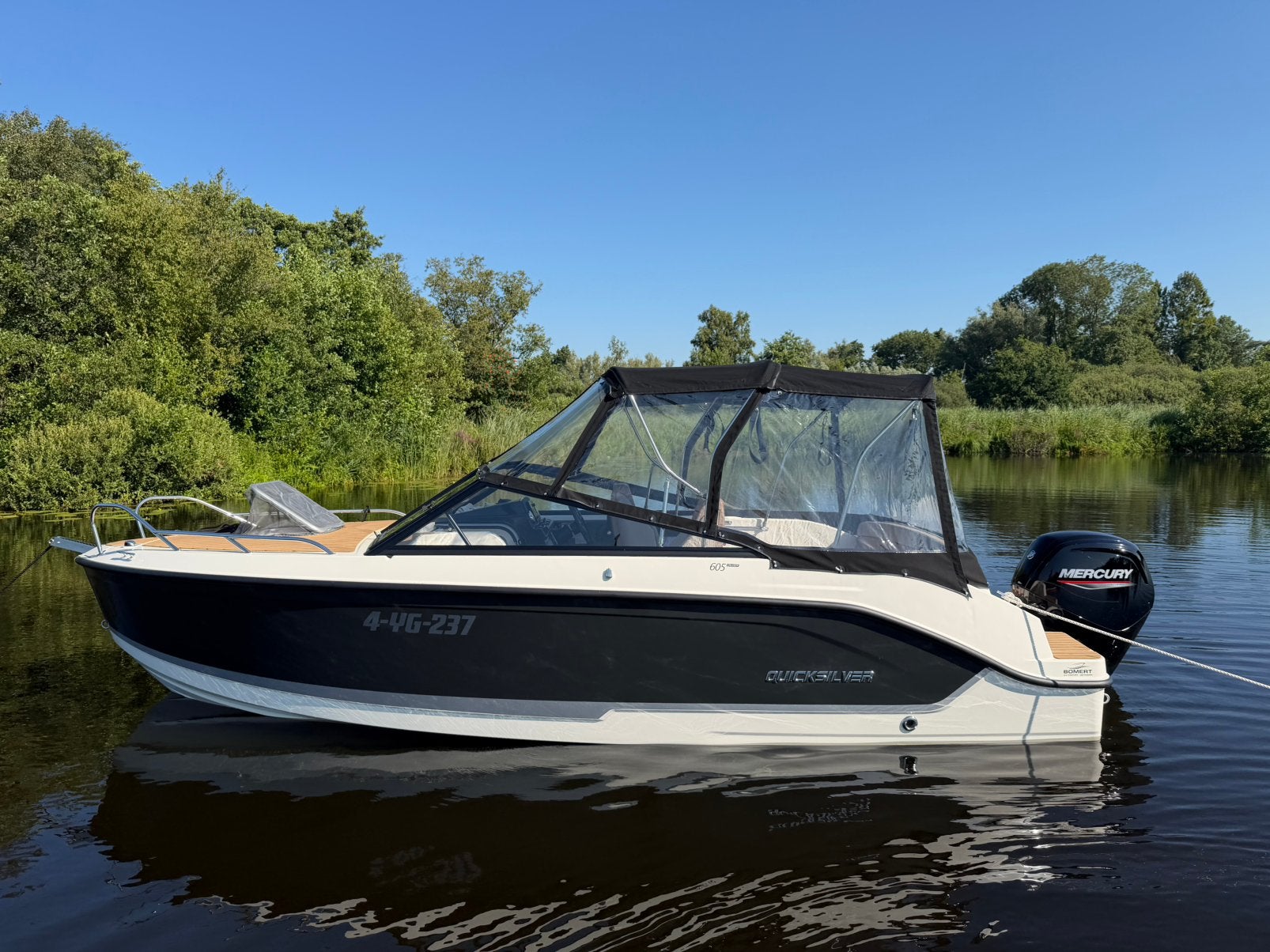 QuickSilver 605 cruiser 2023 Mercury (nieuwstaat), Ophalen, Zo goed als nieuw, Quicksilver