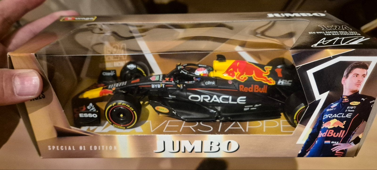 Jumbo F1 Max Verstappen RB18 - 2022, Ophalen of Verzenden, Nieuw, Auto