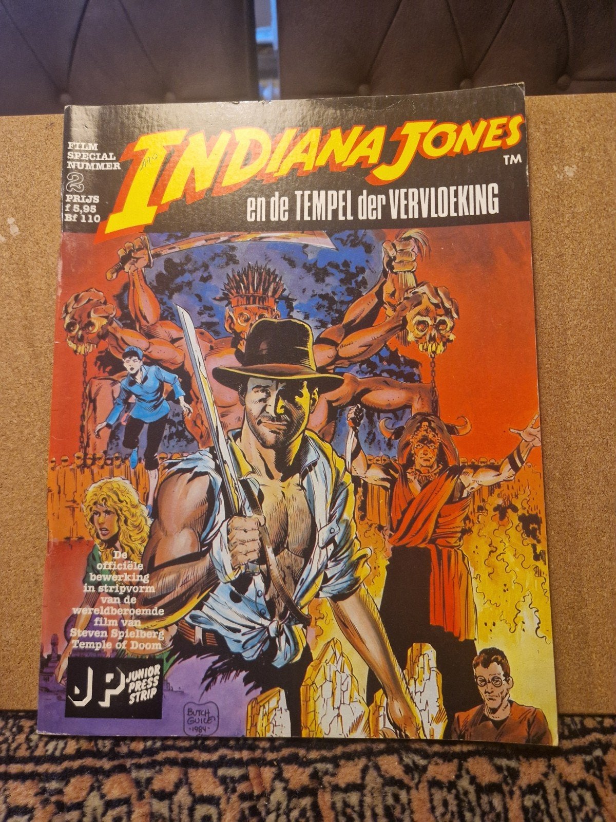 Indianen Jones en de tempel der vervloeking  filmspecial 2, Eén stripboek, Ophalen of Verzenden, Gelezen