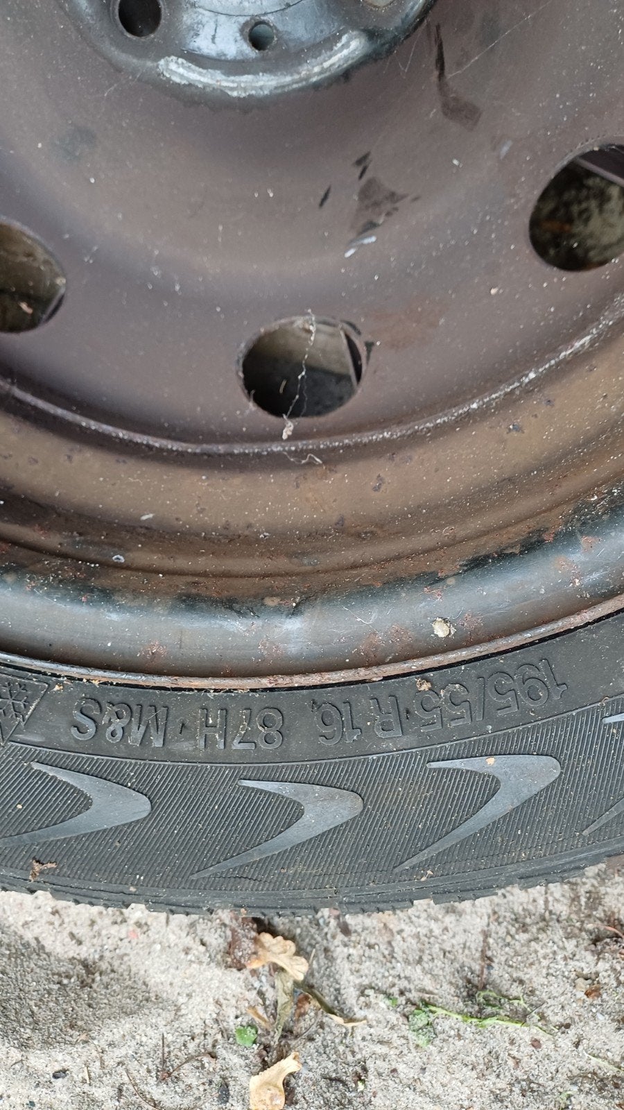 Set van 4 Vredestein Snowtrac 2 winterbanden 195/55 R16, Ophalen, Gebruikt