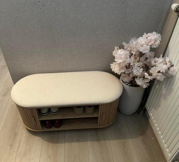 Halbankje, Huis en Inrichting, Ophalen of Verzenden, Zo goed als nieuw, Minder dan 50 cm
