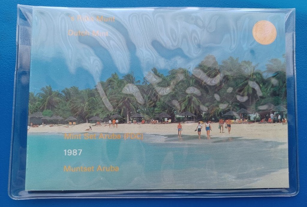 Aruba Muntset 1987, Verzenden, Koningin Beatrix, Overige waardes, Setje