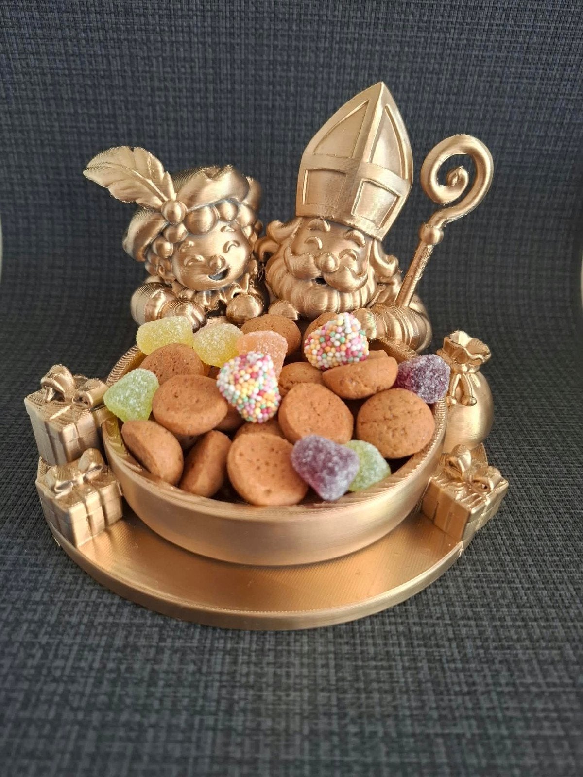 3D geprint sinterklaas schaaltje voor pepernootjes, Ophalen of Verzenden, Nieuw